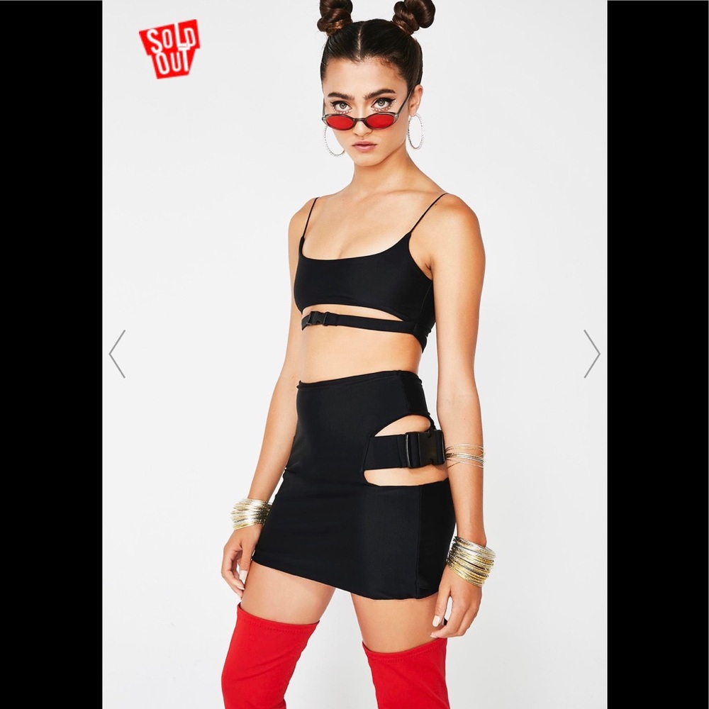 Lipt the Label Crop/Bra & Matching Skirt (Small)